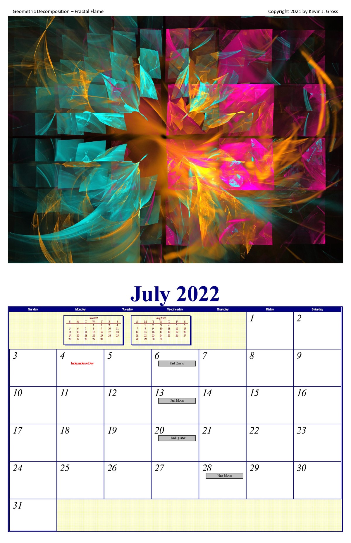 Inside Calendar 1200